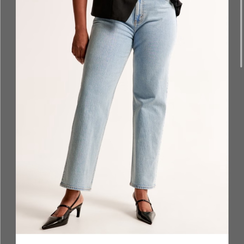 Abercrombie & Fitch Light Blue Vintage Straight Leg Jeans